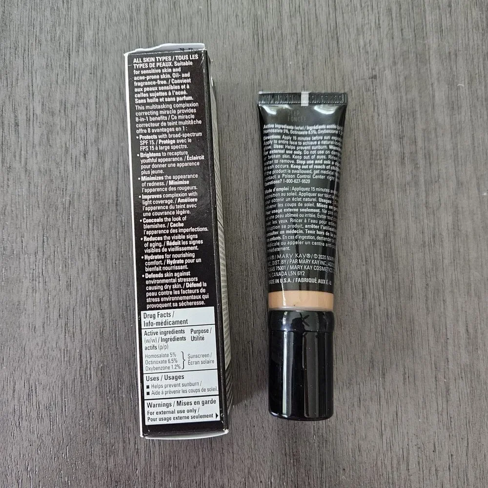 Mary Kay CC Cream DEEP SPF 15 New in Box Exp. 07/26
